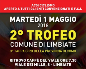 Ciclismo: 2° Trofeo Comune di Limbiate