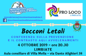 “Bocconi Letali” – 4 ottobre, ore 20.30