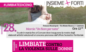 “Un fiore per tutte” – Marcia contro la violenza