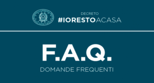 #IoRestoaCasa le risposte alle domande più frequenti