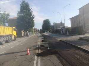 Via XXV aprile: al via i lavori di asfaltatura