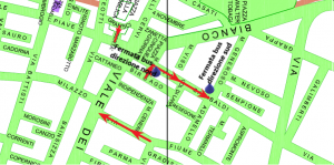 Chiusura al traffico di piazza V Giornate