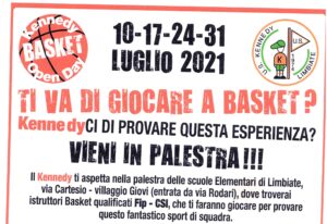 Open day U.S. Kennedy Basket – 4 appuntamenti