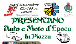 Esposizione auto d’epoca – 27 giugno in piazza Aldo Moro