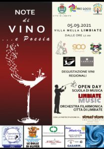 “Note di Vino” con Pro Loco – 5 settembre