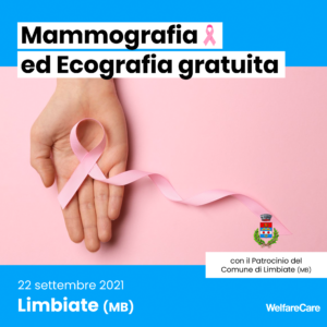 Mammografia ed Ecografia gratuita – 22 settembre, piazza Cinque Giornate