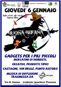 Mercatini della Befana – 6 gennaio, dalle ore 10.00