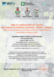 Percorso area laminazione Paderno Dugnano – Varedo – Limbiate: incontro finale