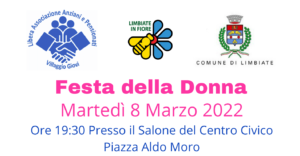 Festa della Donna – martedì 8 marzo, ore 19.30