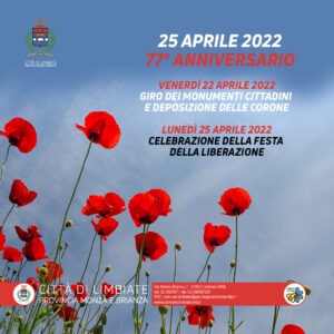 25 aprile 2022 – 77° anniversario