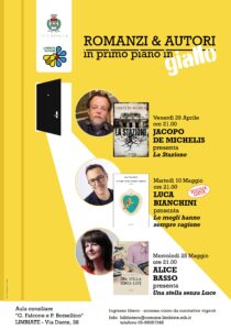 Romanzi e Autori “in giallo” – 25 maggio con Alice Basso