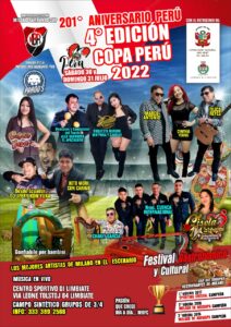 “Copa Perù 2022 – 4a edizione” – 30 e 31 luglio, Centro Sportivo via Tolstoj