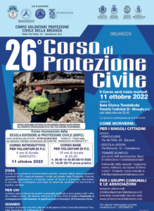 Protezione Civile: corso di formazione