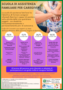 Scuola di assistenza familiare per Caregiver