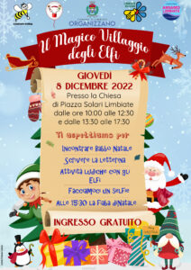 Magico Villaggio degli Elfi – 8 dicembre in piazza Solari