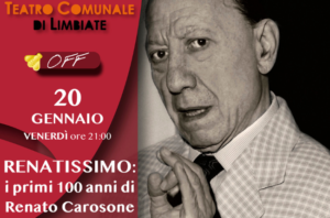 “Renatissimo” a Teatro – 20 gennaio, ore 21.00