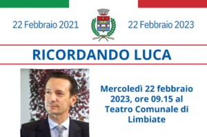 “Ricordando Luca” – 22 febbraio 2023, dalle 9.15