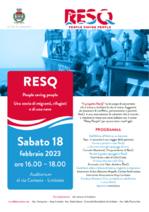 “ResQ” – sabato 18 febbraio, ore 16.00