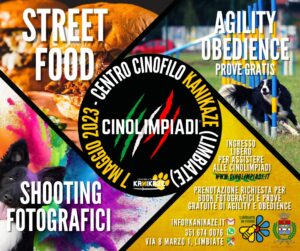 “Dog Games – Cinolimpiadi” a Limbiate il 28 maggio 2023