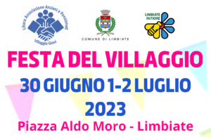 “Festa del Villaggio” – dal 30 giugno al 2 luglio
