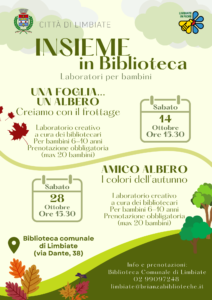 “Insieme in Biblioteca” – Laboratori per bambini