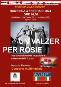 “Un valzer per Rosie” – 4 febbraio 2024, ore 16.30