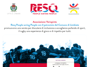 “L’ovale storto” – Sport e inclusione con Resq e Variopinto