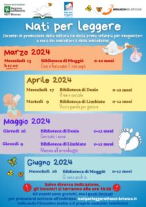 “Nati per Leggere” – 2 incontri in Biblioteca