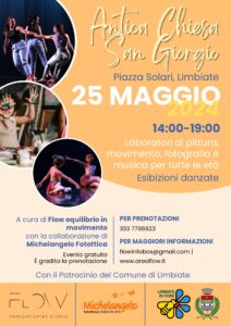 Danza e laboratori con Flow – Equilibrio in movimento – 25 maggio 2024