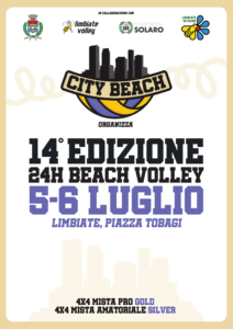 Torneo 24h Beach Volley – 5/6 luglio in piazza Tobagi